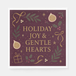 Holiday Joy Paper Napkin Servet