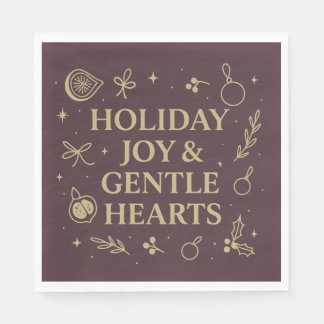 Holiday Joy Paper Napkin Servet