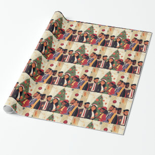Holiday Kantoor Party Cadeaupapier