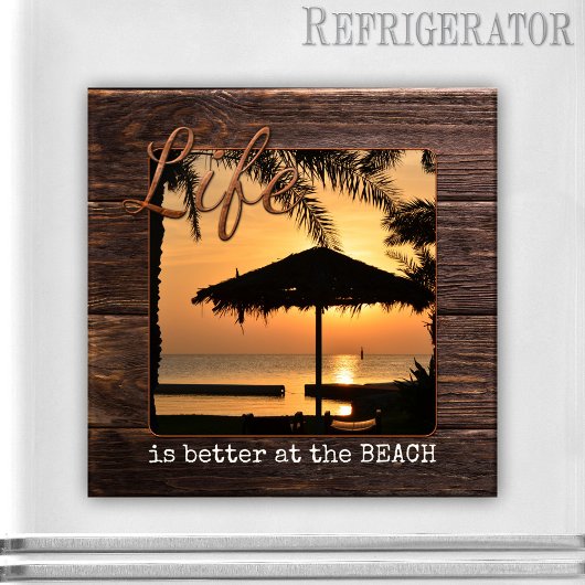 Holiday Keepomwille Beach Photo Magnet Magneet
