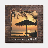 Holiday Keepomwille Beach Photo Magnet Magneet (Voorkant)