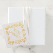 Holiday Kerstmis Holly Berry Tree Bedankjes Labels (Met doos)