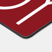 Holiday Kerstmis Rood Achtergrond Bureaumat (Hoek)