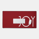 Holiday Kerstmis Rood Achtergrond Bureaumat (Keyboard & Muis)
