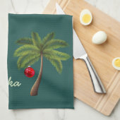 Holiday Kitchen Towel-Mele Kalikimaka Theedoek (Quarter Fold)