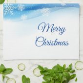 Holiday Kitchen Towel-Snowflakes Theedoek (Gevouwen)