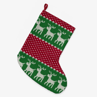 Holiday Knit No. 01 Grote Kerstsok