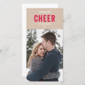 Holiday Kraft Feestdagenkaart (Voorkant / Achterkant)