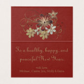 Holiday Laurel Kaart (Binnenkant ongevouwen)