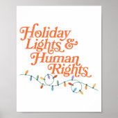 Holiday Lights And Human Rights Poster (Voorkant)