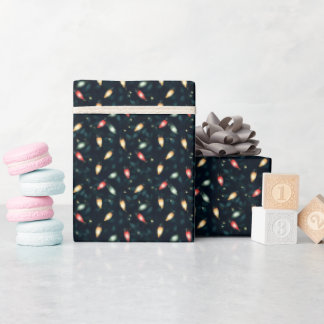 Holiday Lights Christmas Wrapping Paper Cadeaupapier
