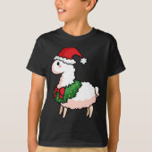Holiday Llama Elf T-shirt (Voorkant)