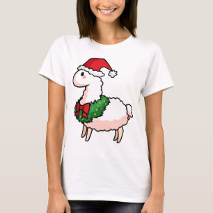 Holiday Llama Elf T-shirt