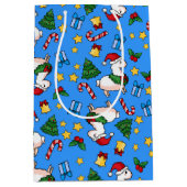 Holiday Llama Madness Medium Cadeauzakje (Voorkant)