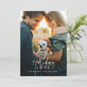 Holiday Love Carte photo de vacances (Debout devant)