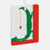 Holiday Love Gator Ornament (Voorkant Rechts)