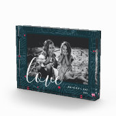 Holiday Love Personalized Foliage and Berries Fotoblokken (Rechts)