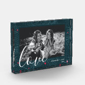 Holiday Love Personalized Foliage and Berries Fotoblokken (Links)