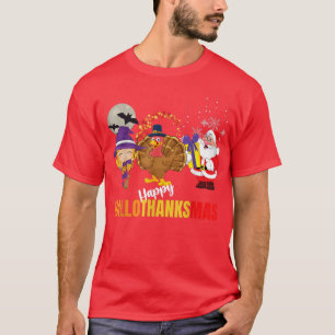 Holiday Lover Halloween Merry Happy Hall T-shirt