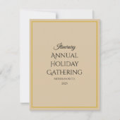 Holiday Luxe Christmas Event Program | Itinerary (Voorkant)