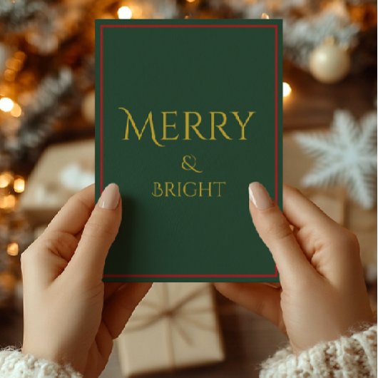 Holiday Luxe Modern Elegant Invitation Card