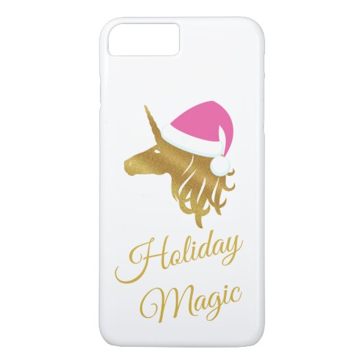 Holiday Magic Gold Unicorn Case-Mate iPhone Case (Achterkant)