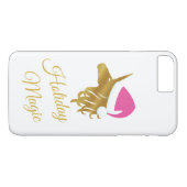 Holiday Magic Gold Unicorn Case-Mate iPhone Case (Achterkant (Horizontaal))