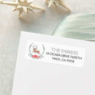 Holiday Magic Woodland Jackalope Etiket