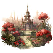 Holiday Magical Castle Decoupage Paper Tissuepapier