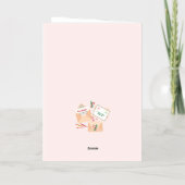 Holiday Mail & Letters to Santa - Vrolijk Kerstfee Folie Feestdagenkaart (Achterkant)