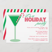 Holiday Martini Kaart (Voorkant / Achterkant)