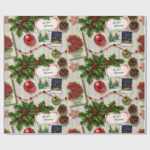 Holiday Memories Collage Cadeaupapier (Vlak)