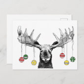 Holiday Moose Briefkaart (Voorkant / Achterkant)