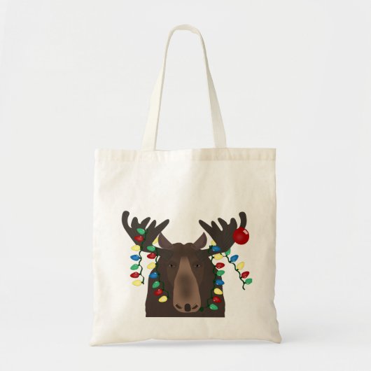 Holiday Moose Canvas tas (Voorkant)