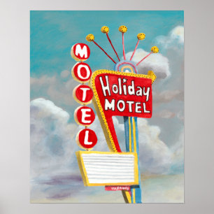 Holiday Motel Sign Poster