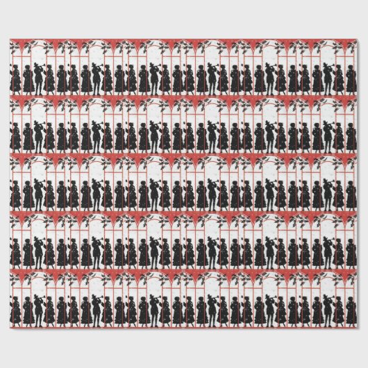Holiday Musicians Cadeaupapier (Vlak)