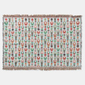 Holiday Nutcracker Throw Blanket Deken (Voorkant)