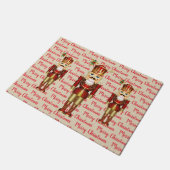 Holiday Nutkraker Doormat Deurmat (Schuin)