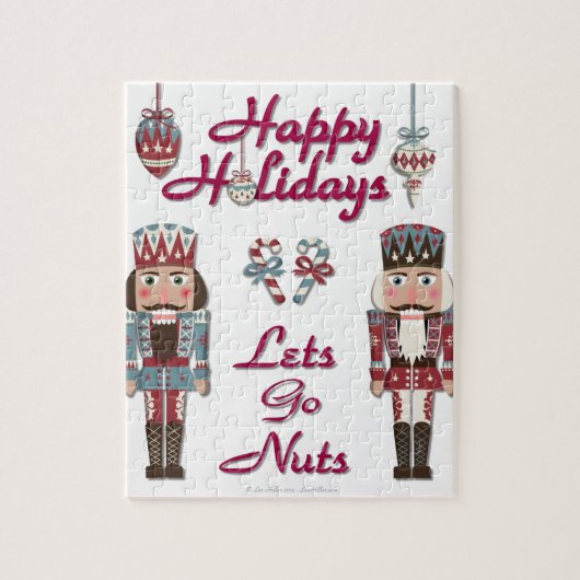 Holiday Nutkraker Lets Go Nuts Legpuzzel (Verticaal)