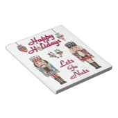 Holiday Nutkraker Lets Go Nuts Notitieblok (Schuin)