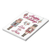 Holiday Nutkraker Lets Go Nuts Notitieblok (Gedraaid)