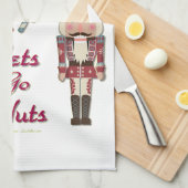 Holiday Nutkraker Lets Go Nuts Theedoek (Quarter Fold)