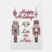 Holiday Nutkraker Lets Go Nuts Theedoek (Verticaal)