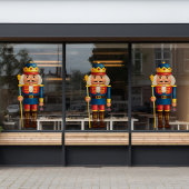 Holiday Nutkraker Raamsticker