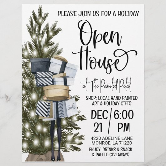 Holiday Open House Flyer (Voorkant)