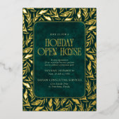 Holiday Open House Folie Uitnodiging (Voorkant)