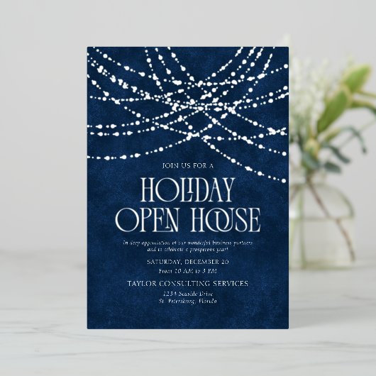 Holiday Open House Invitation (Debout devant)