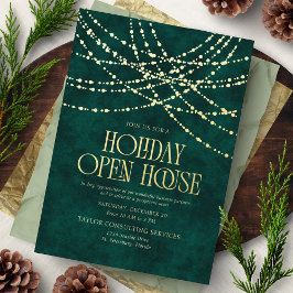 Holiday Open House Invitation Folie Uitnodiging