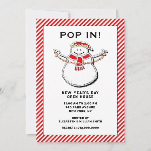 Holiday Open House Kaart (Voorkant)