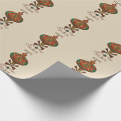 Holiday Ornament Cadeaupapier (Hoek)